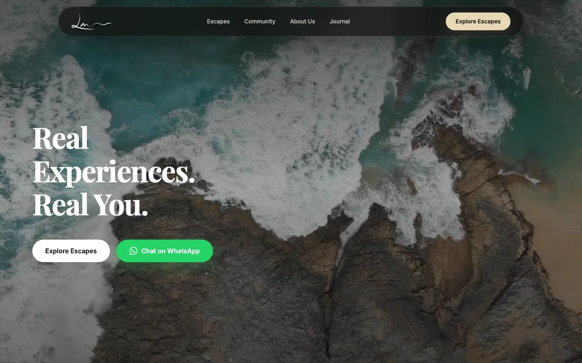 Lemrun website homepage, built by Legacy Services